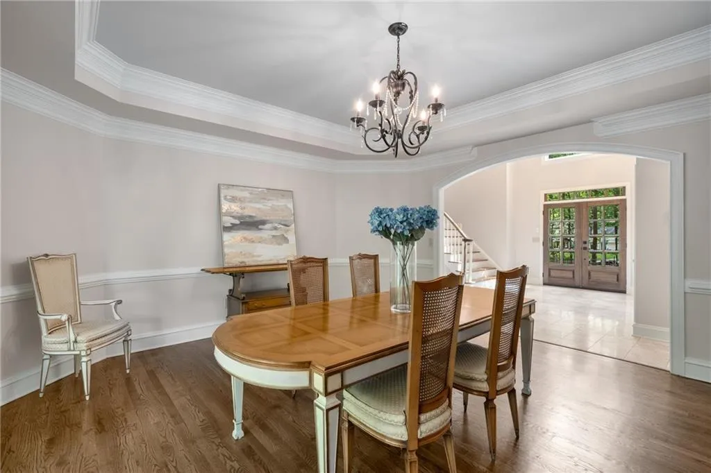 900 Edgewater Drive~ An alternate view of the Dining Room