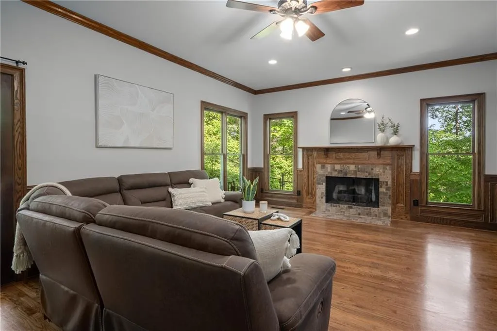 900 Edgewater Drive~ An alternate view of the Family Room.