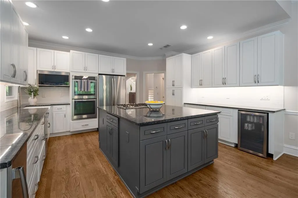 900 Edgewater Drive~ An alternate view of the Kitchen- so much storage!