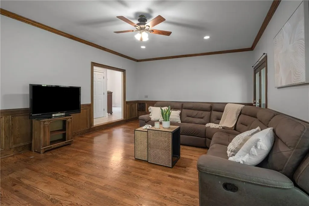 900 Edgewater Drive~ An alternate view of the Family Room.