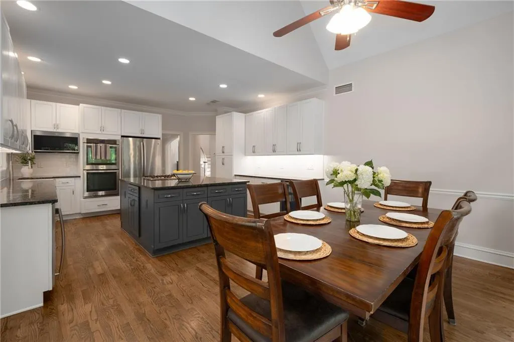 900 Edgewater Drive~ An Alternate view of the Breakfast area.