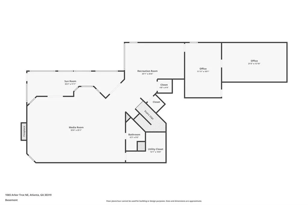 Terrace level floor plan