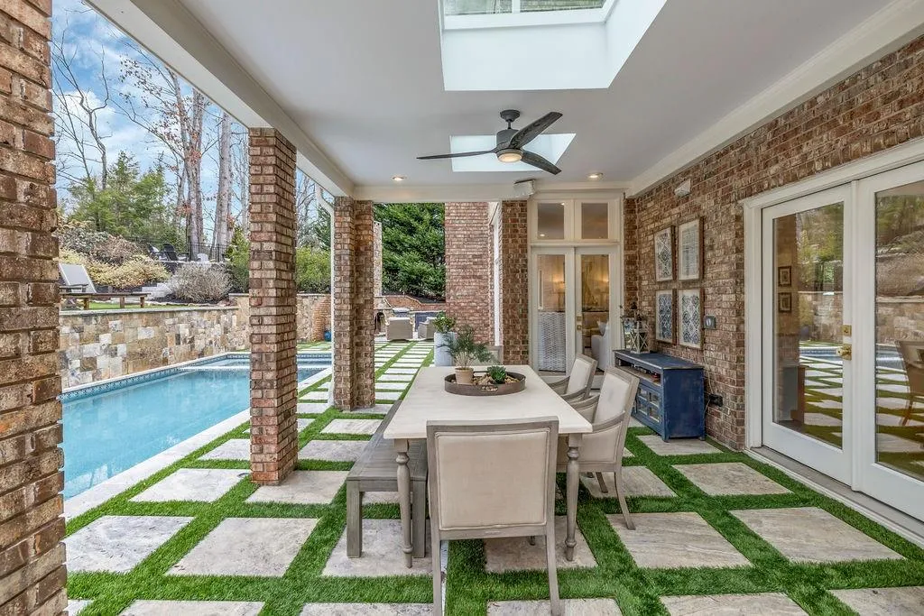 Walkout to Covered Patio for Alfresco Dining