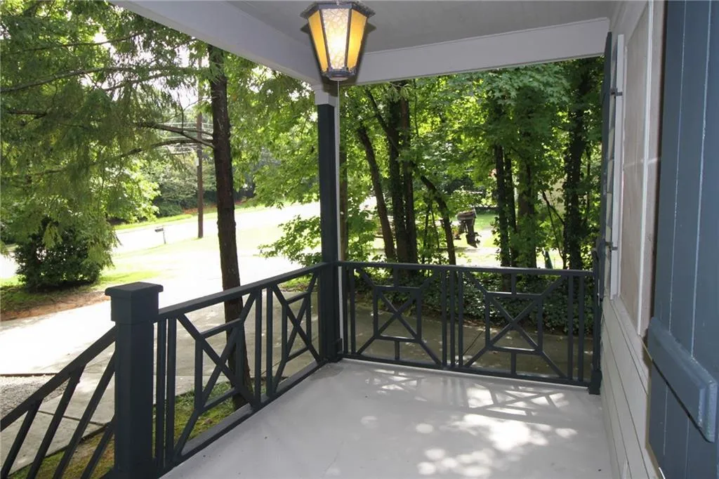 Unit 3 front porch.