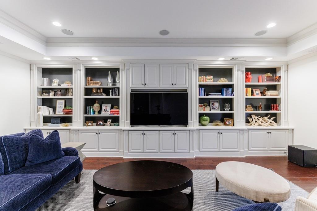 Terrace level media room