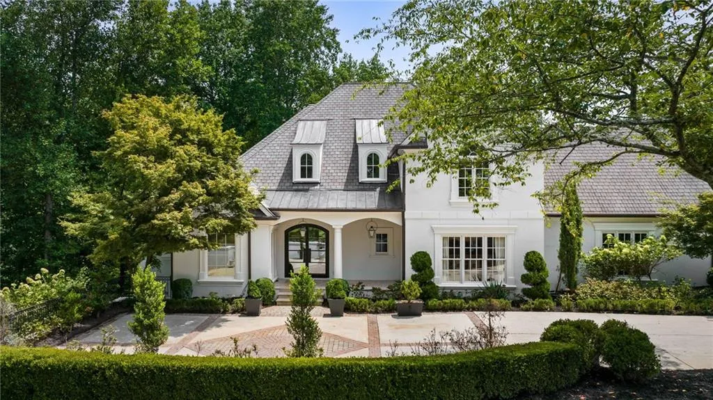View of french country home