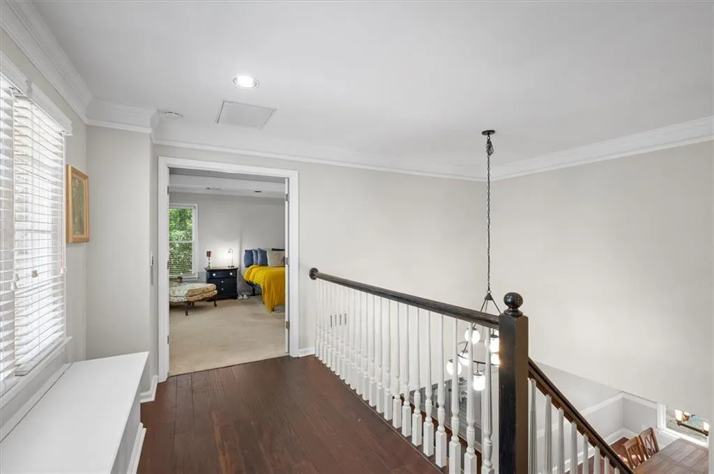 Upstairs landing that leads to Primary Suite!