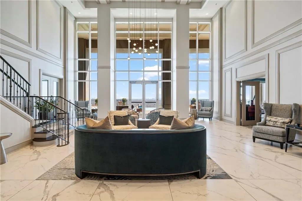 View of building lobby