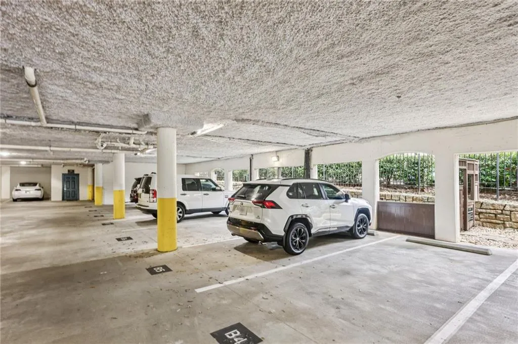 View of parking garage