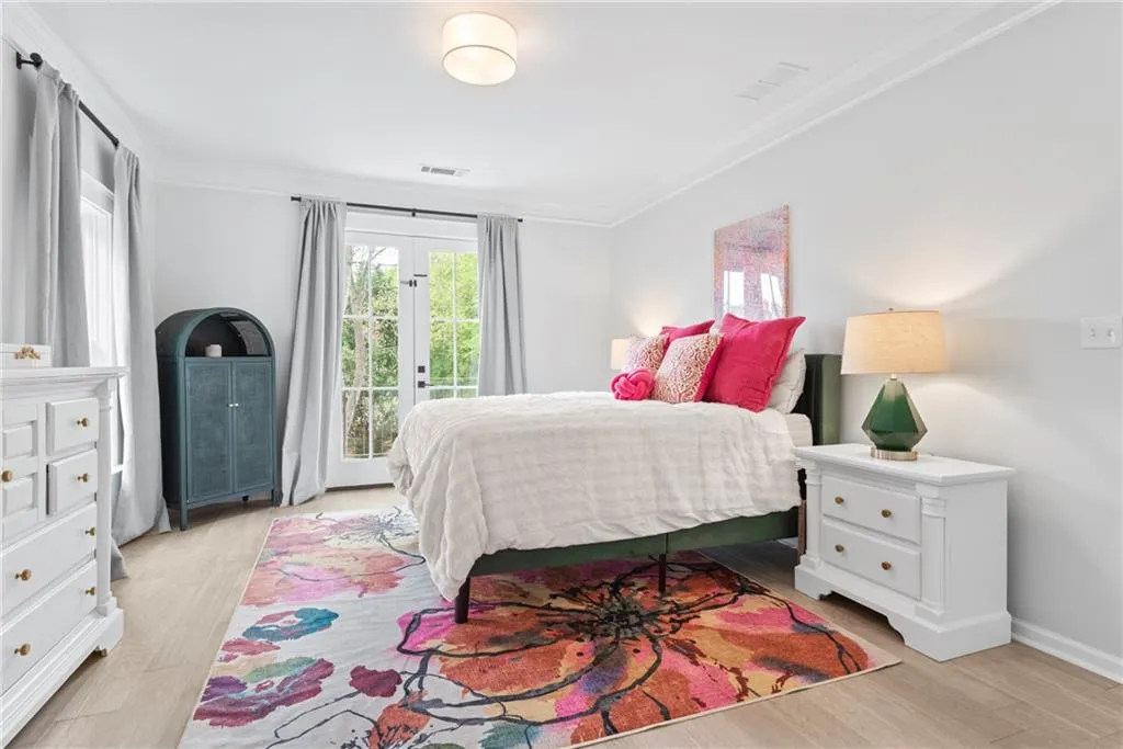 Bedroom # 3 with access to the second level balcony
