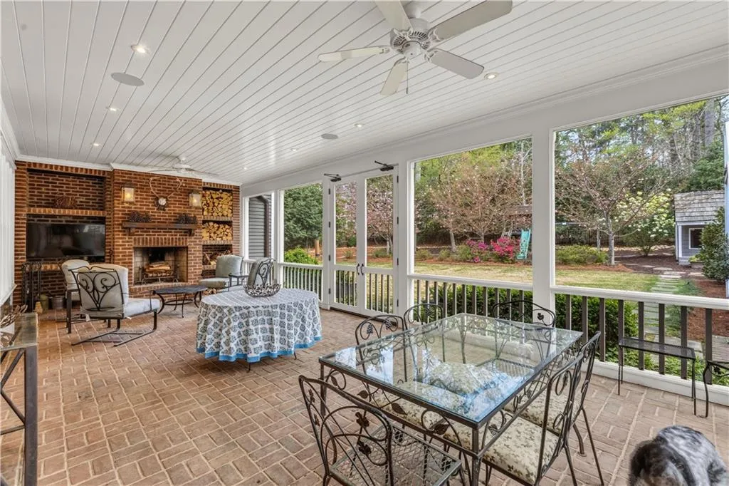 Screened porch
