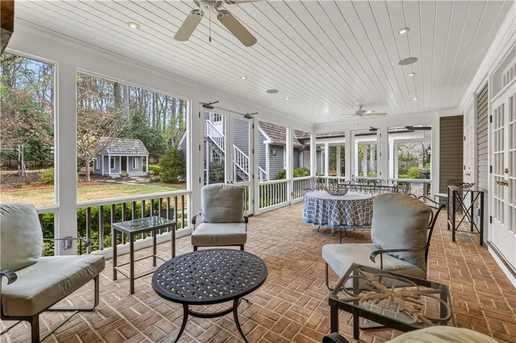Screened porch