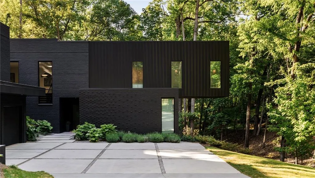 View of contemporary home