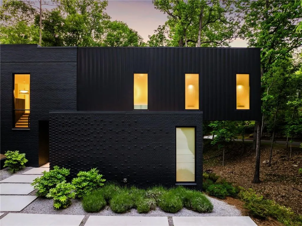 View of contemporary home