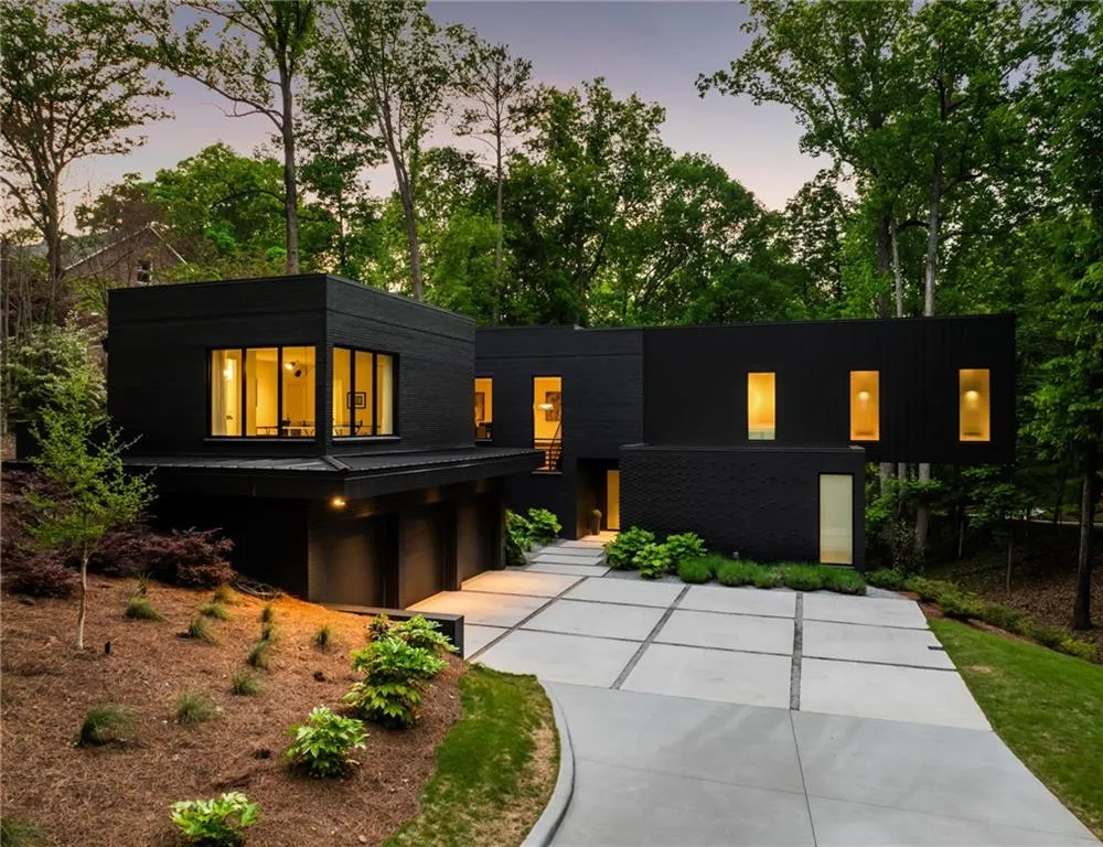 View of contemporary house