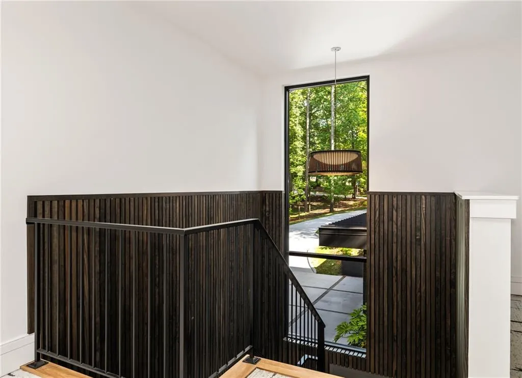 Vie from the Top of the Sairs of Upstairs Living Space