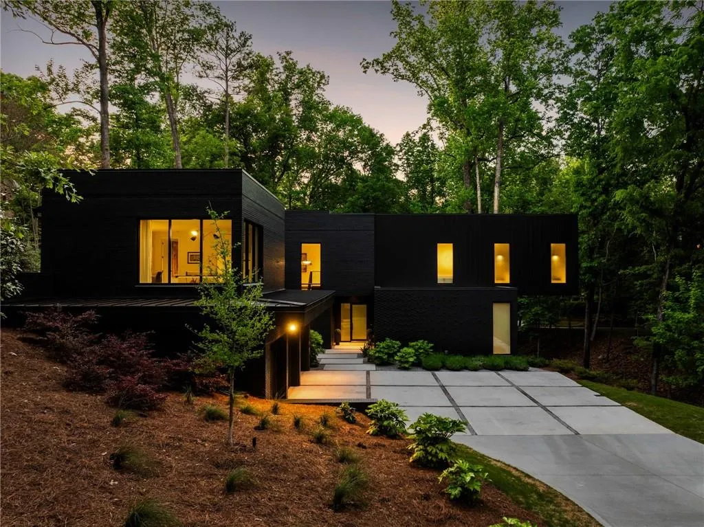 View of contemporary home