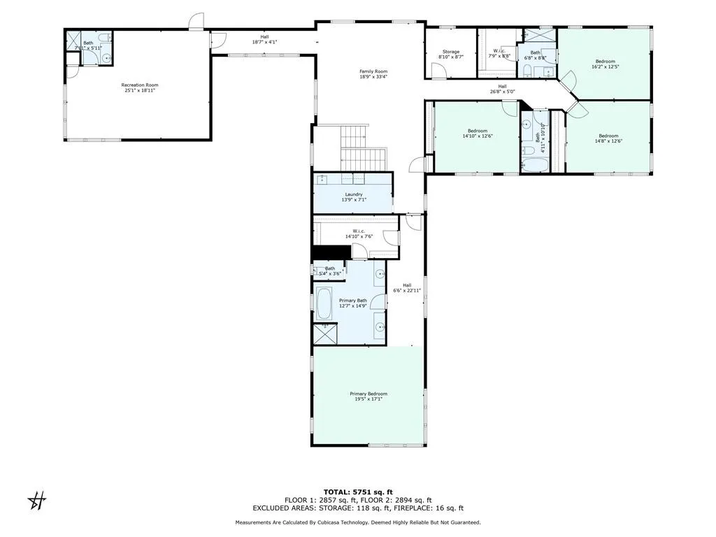 2nd level floor plan