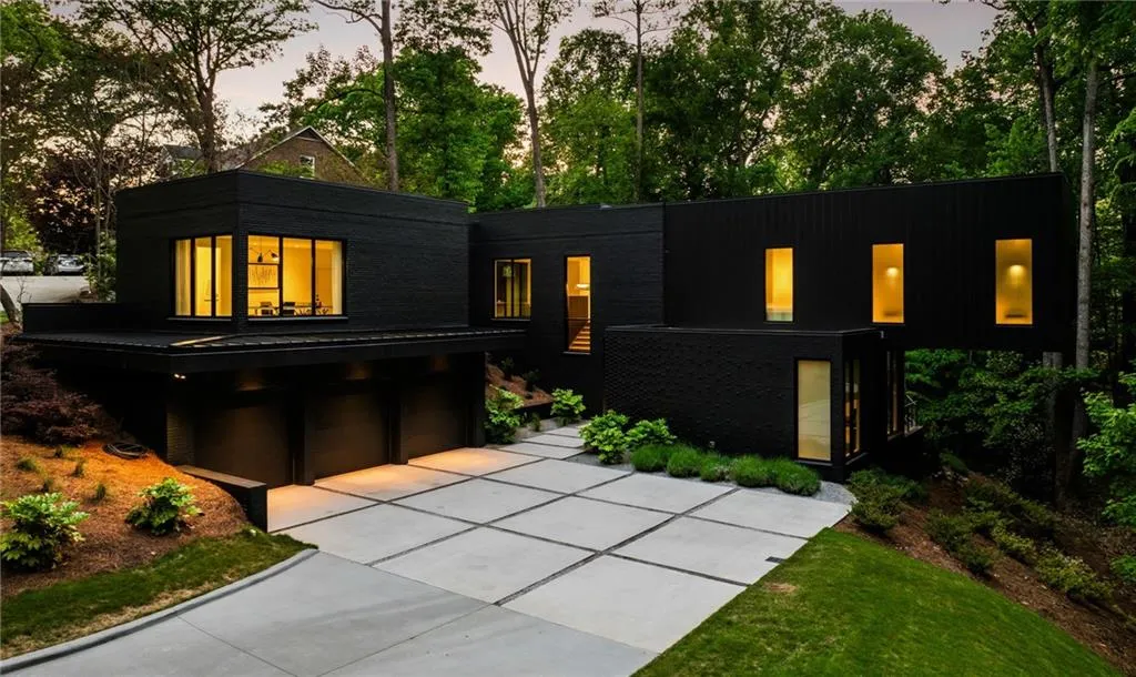 View of contemporary home