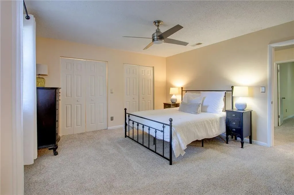 Primary Bedroom with two closets