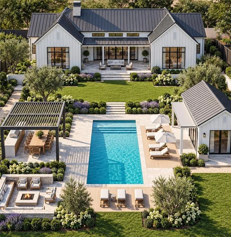 AI Rendering of potential back yard