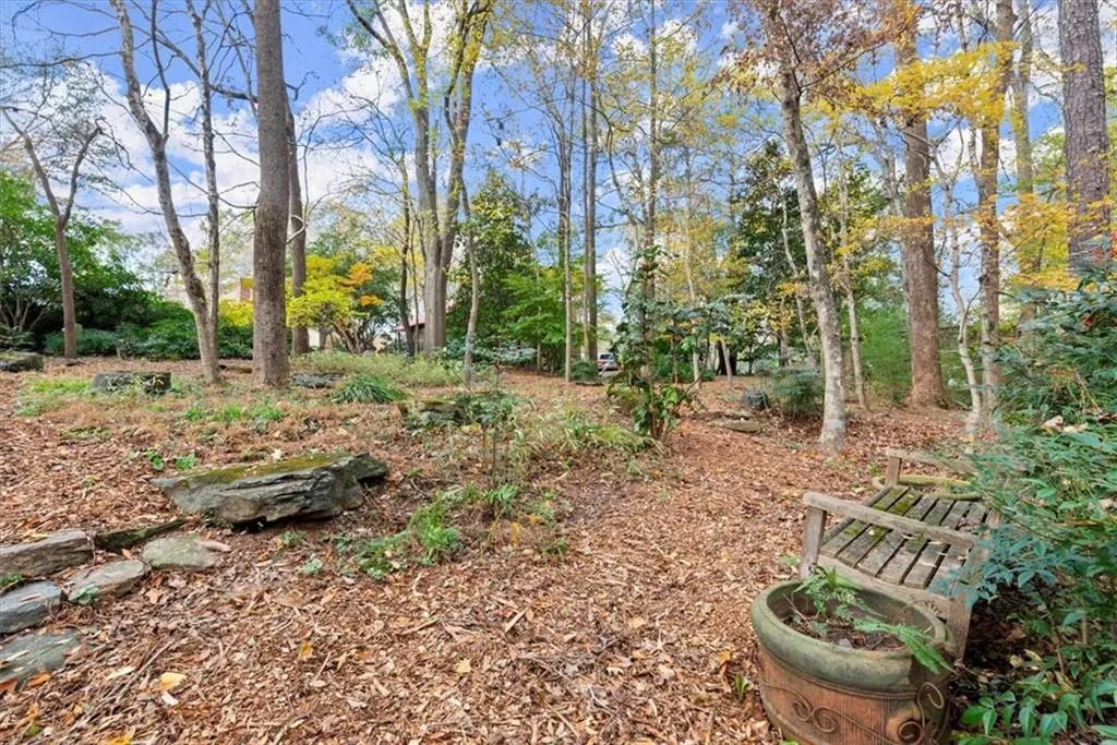Woodland garden features trails and thoughtful plantings
