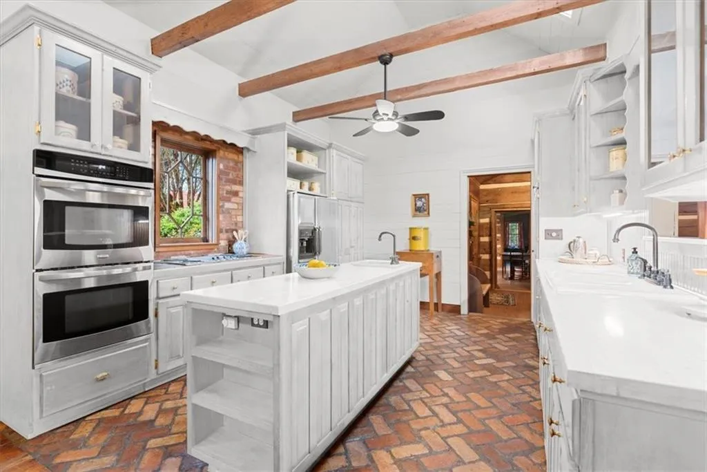 High quality cabinets look so good virtually painted white!