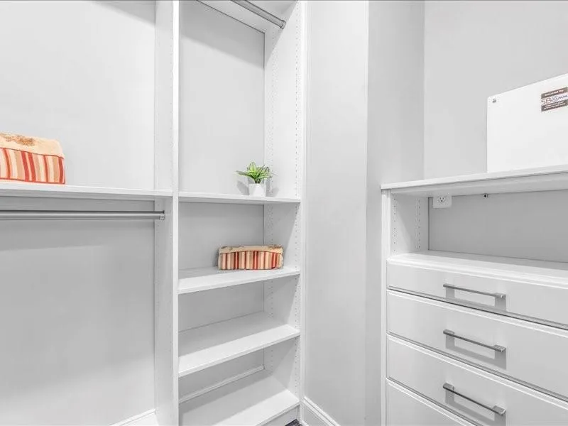 View of spacious closet