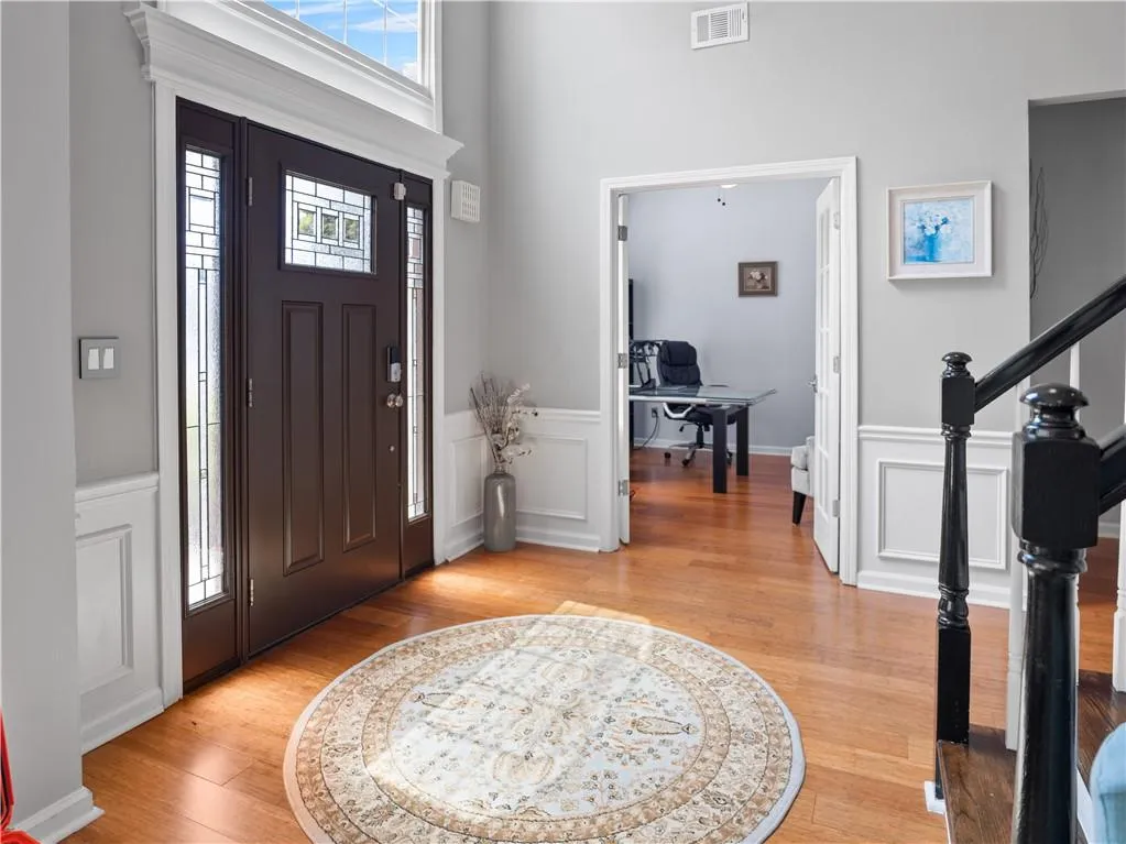 Entryway featuring light hardwood / wood-style floors
