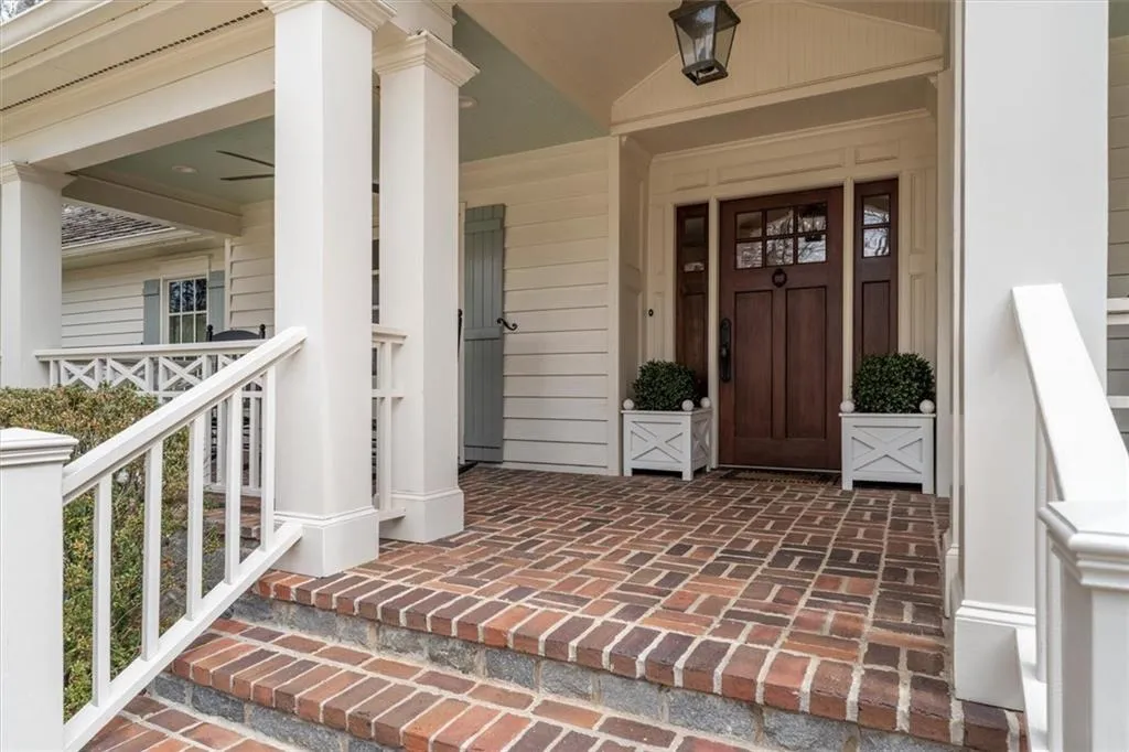 Custom wood front door