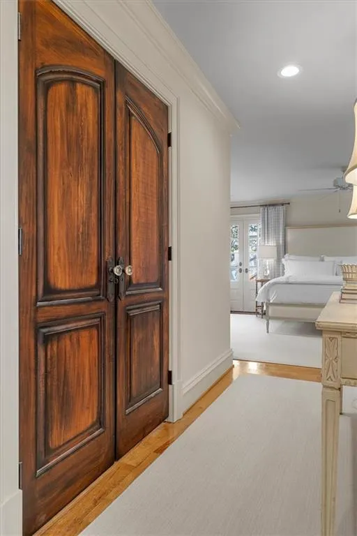 Hallway to Primary suite