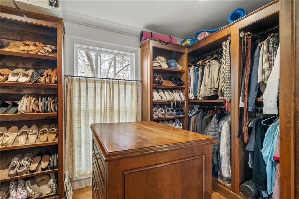 Primary closet