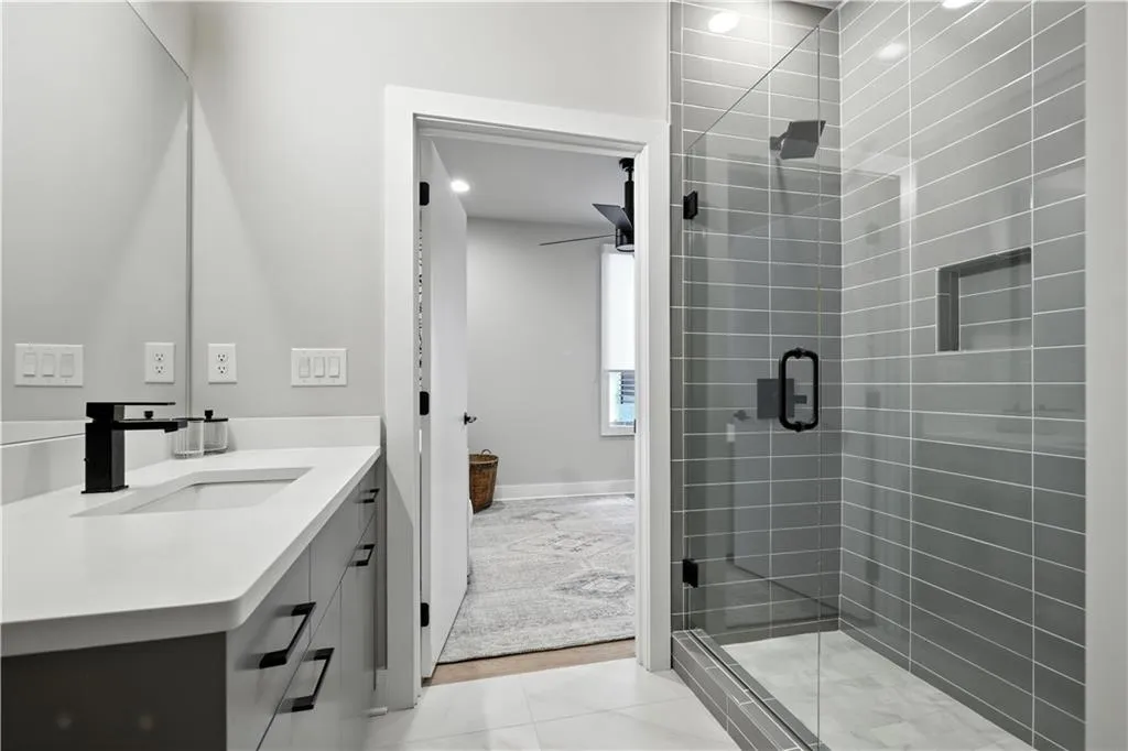 First floor full bath