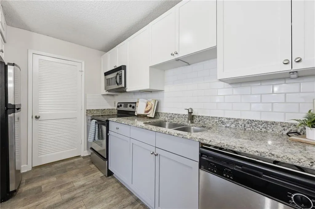 sleek, bright, updated kitchen