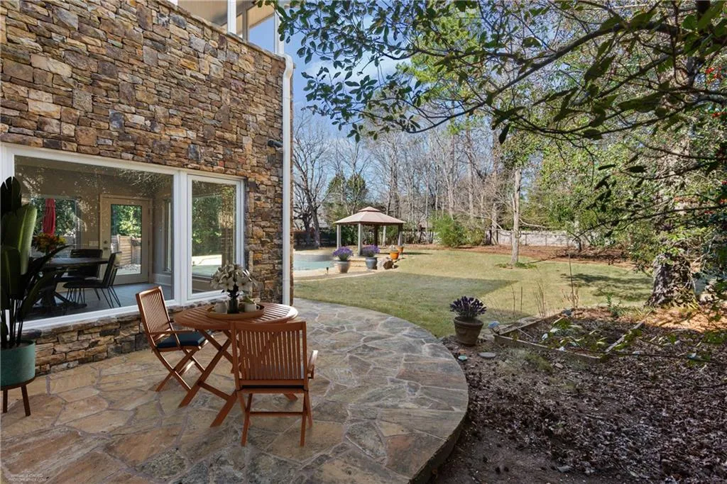 Side Flagstone Patio