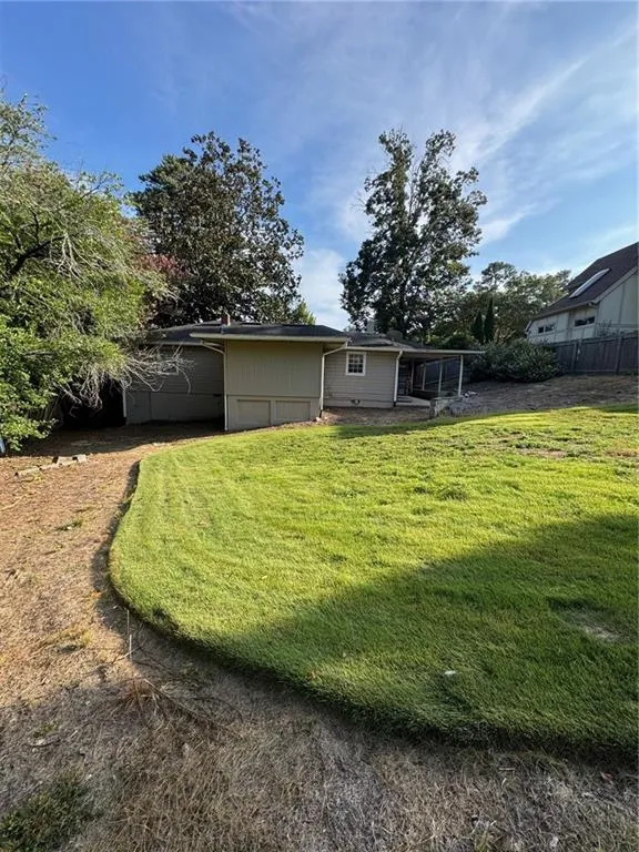 Back of property