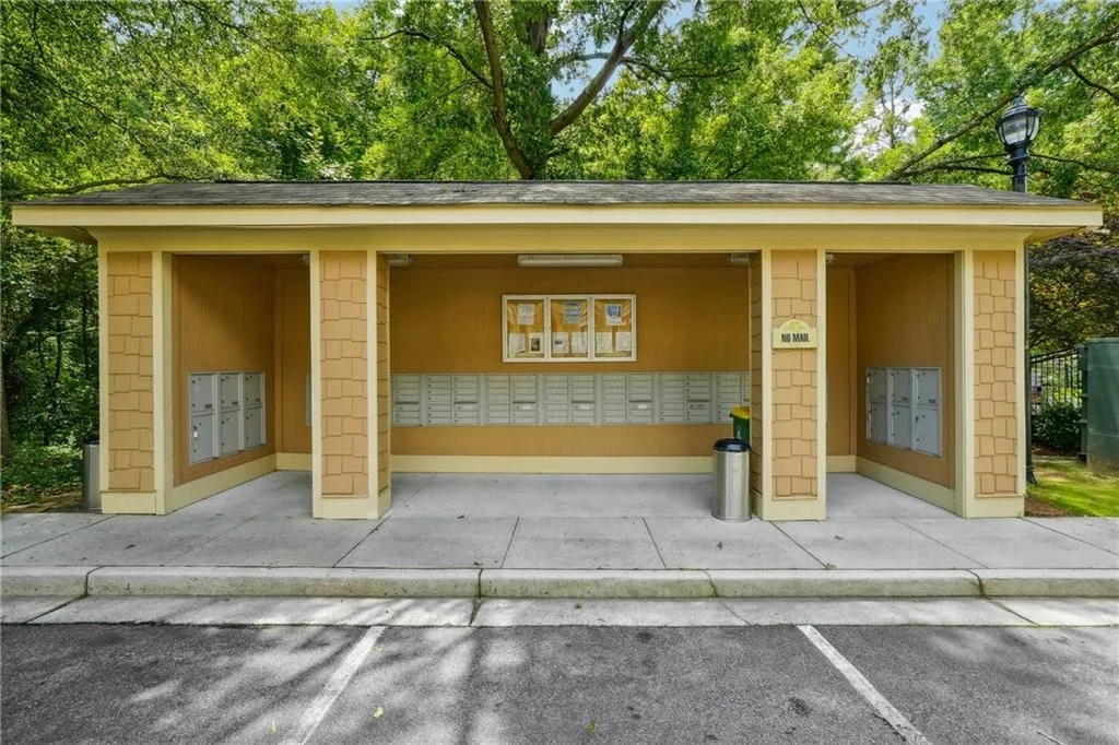 View of community featuring mail area