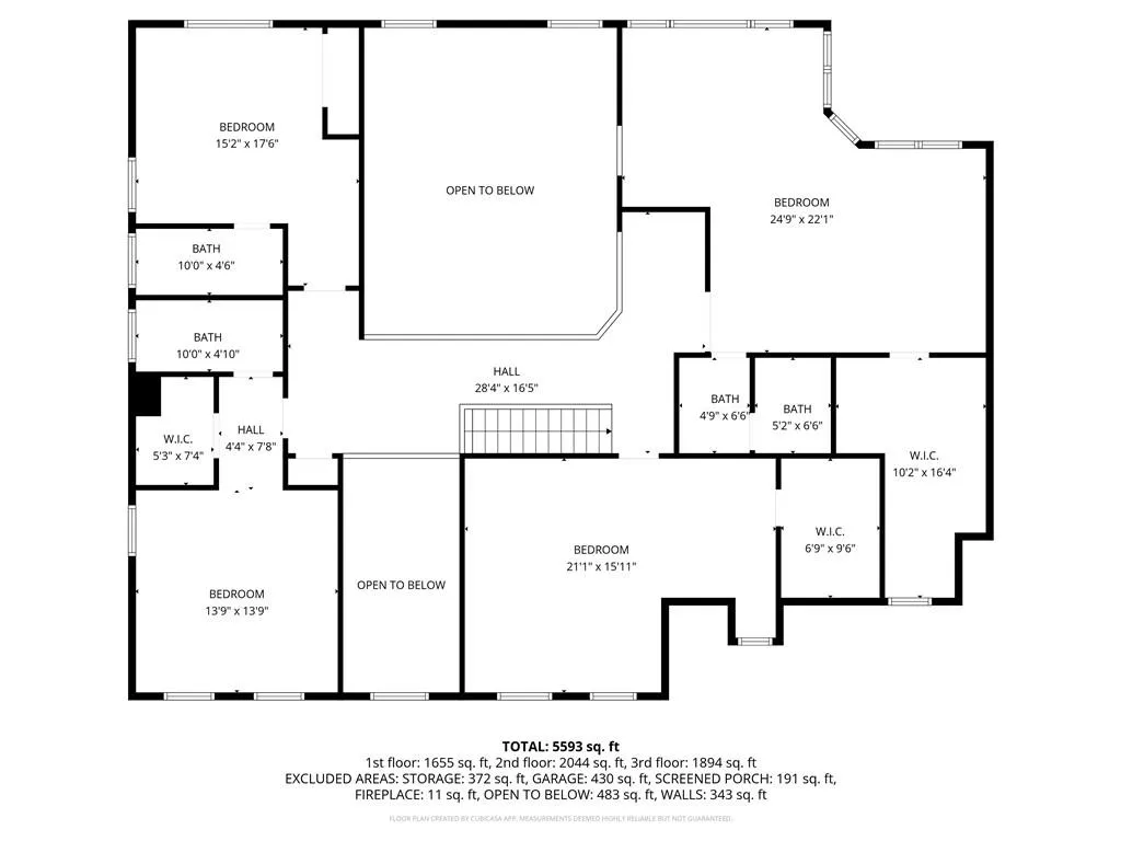 View of floor plan / room layout