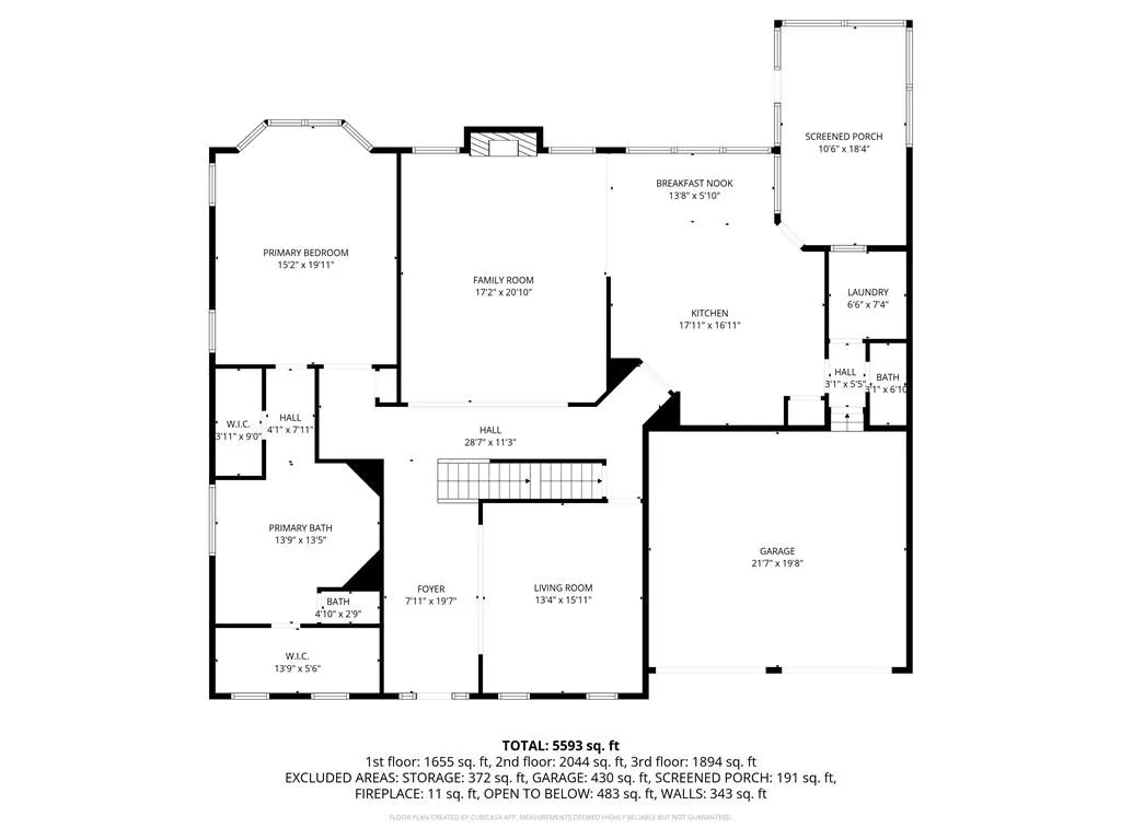 View of room layout