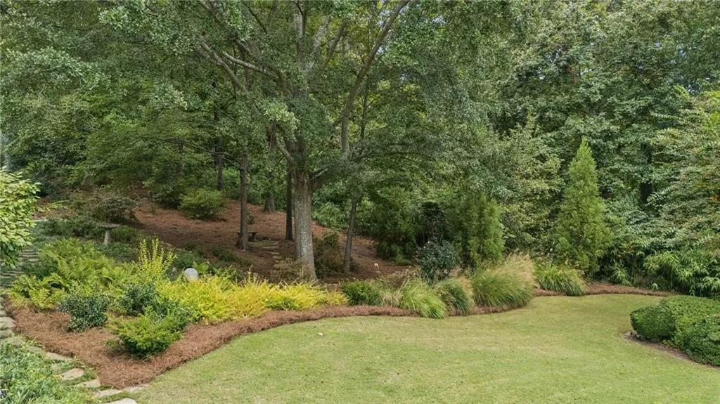 View of green lawn
