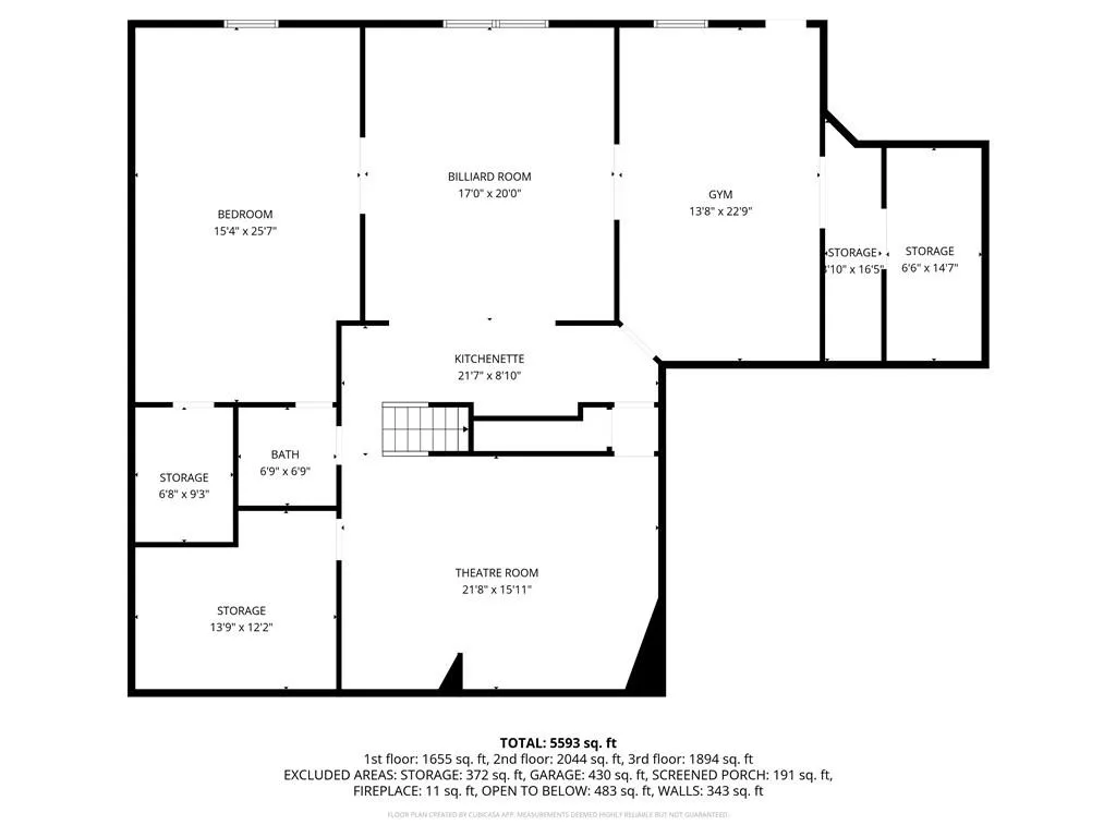 View of home floor plan