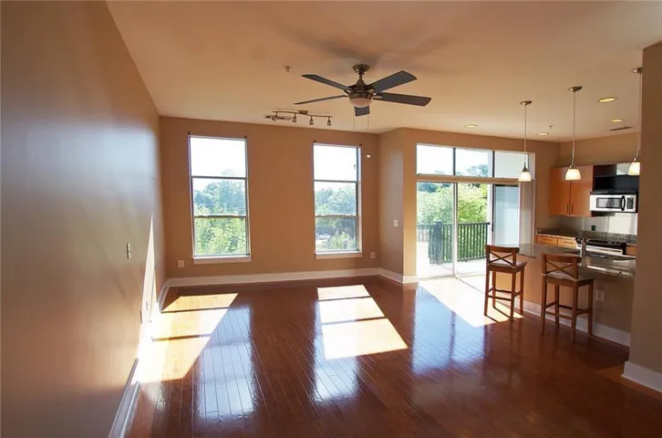 Open floor plan with tons of light