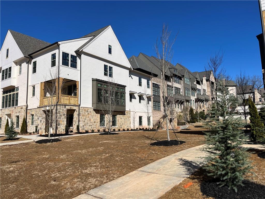 Gorgeous European exteriors on this building.