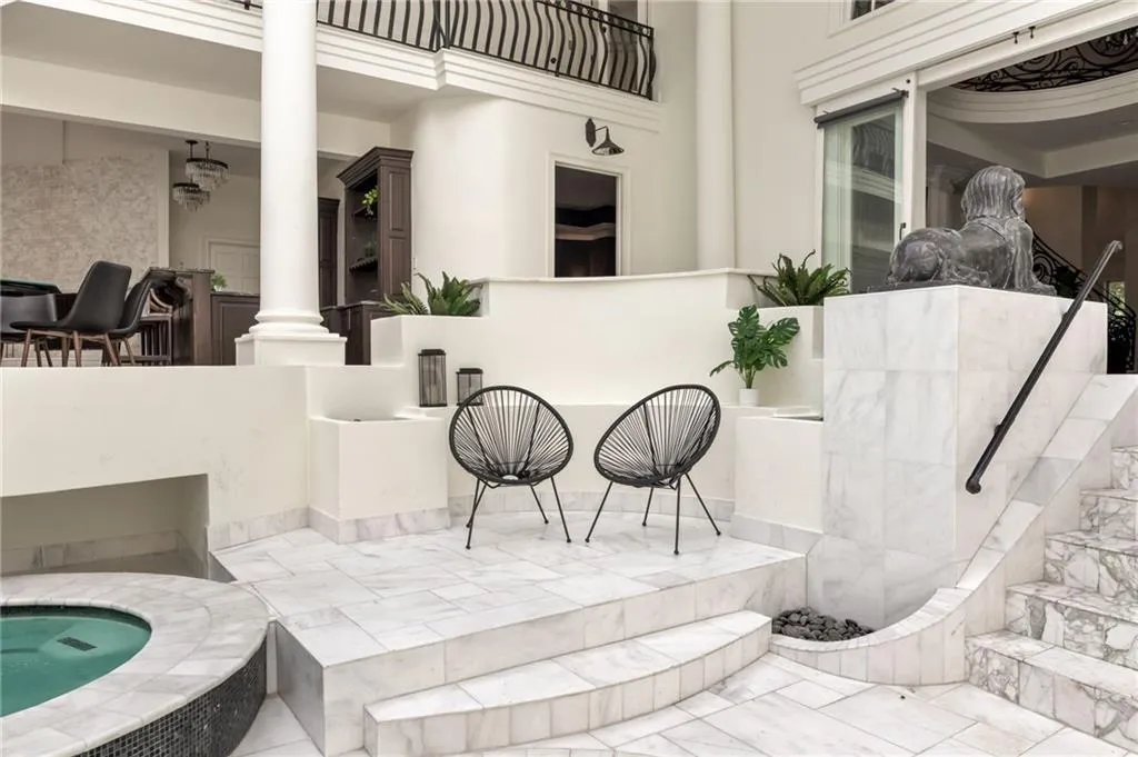 View of patio