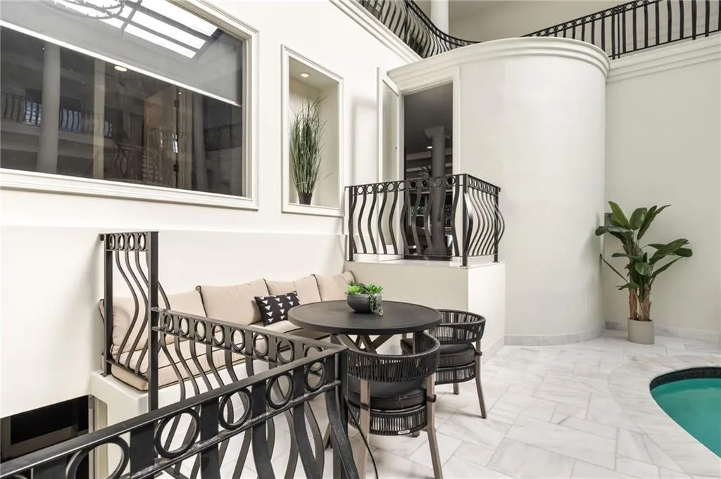 View of patio featuring outdoor dining space