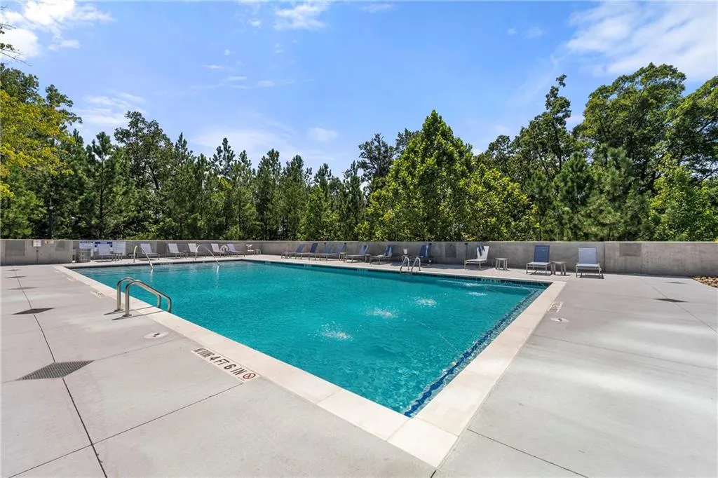 View of new pool