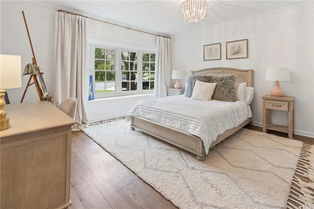 Large secondary bedroom with ensuite bathroom and walk in closet