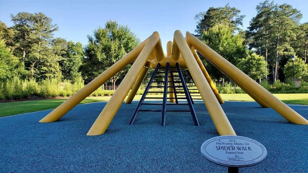 View of jungle gym