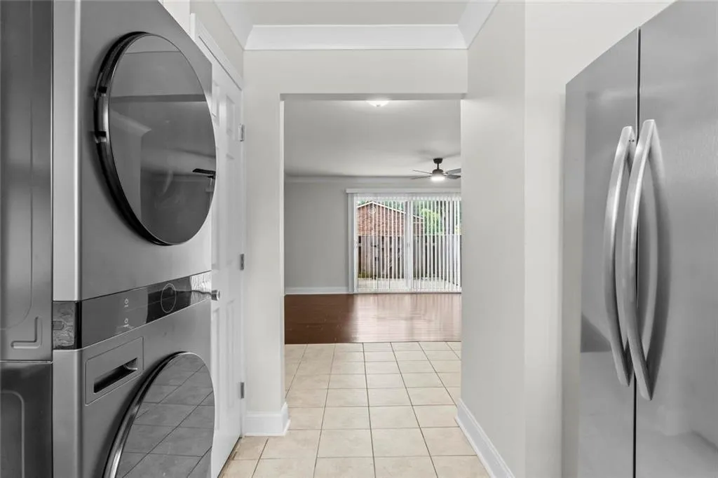 Stacked Washer/Dryer in Kitchen