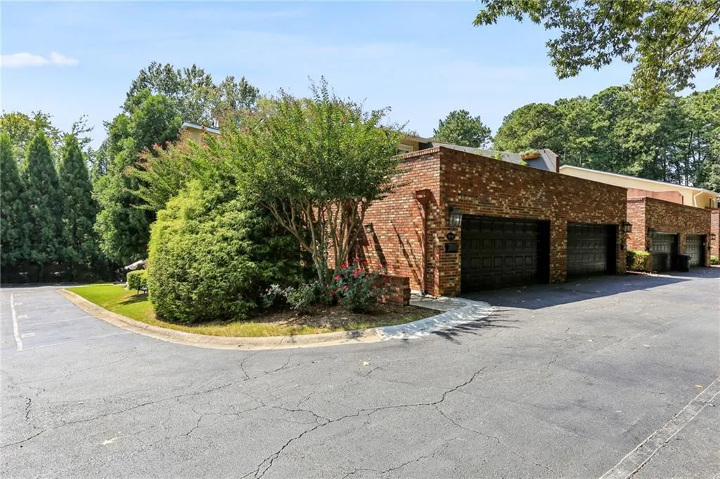 Corner lot townhome.